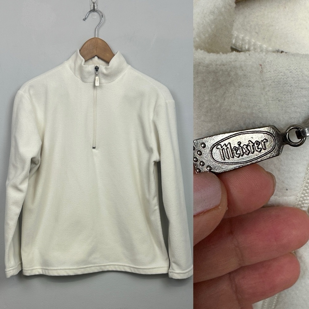Meister Vintage 1/4 Zip Baselayer Sweater Sz L